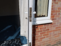 how to change door lock on upvc door