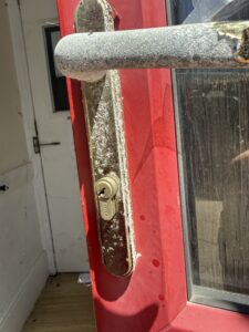 Locksmith Winchester completing an Emergency Lockout in Harestock